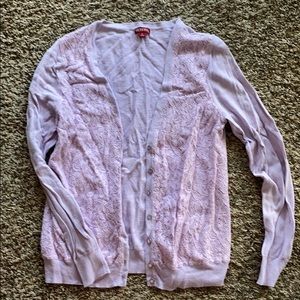 Merona Lilac Cardigan